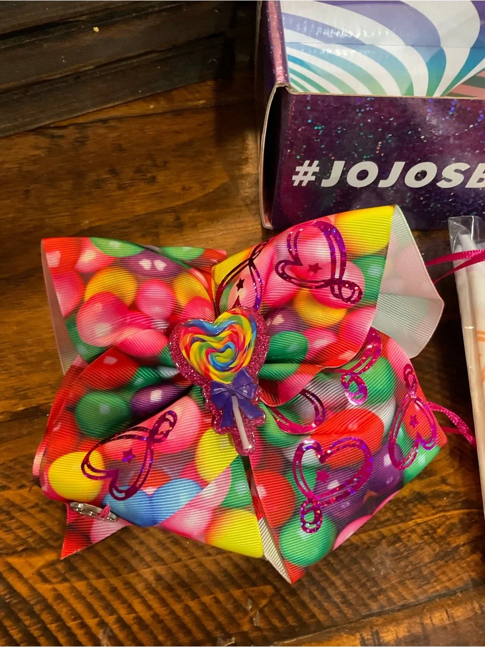 JoJo Siwa Pink Candy Theme Rainbow Accessories Gift Set